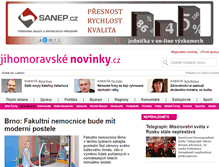 Tablet Screenshot of jihomoravskenovinky.cz